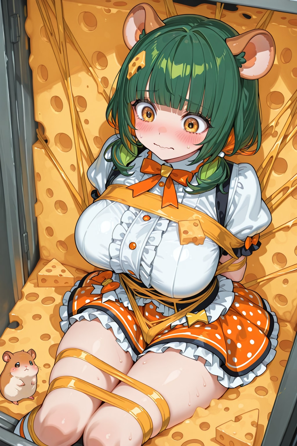 チーズに襲われますっ💦