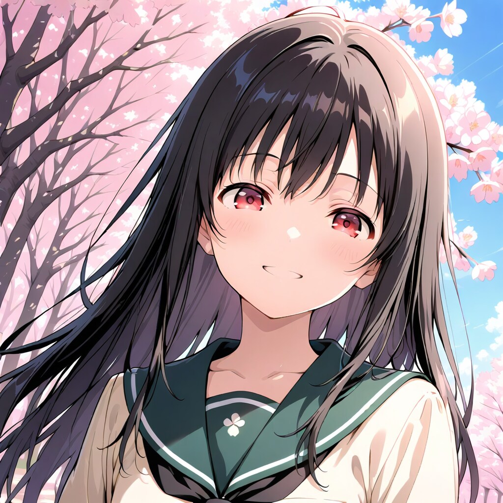 桜まだししょちゃん歩く晴れの日に　弾