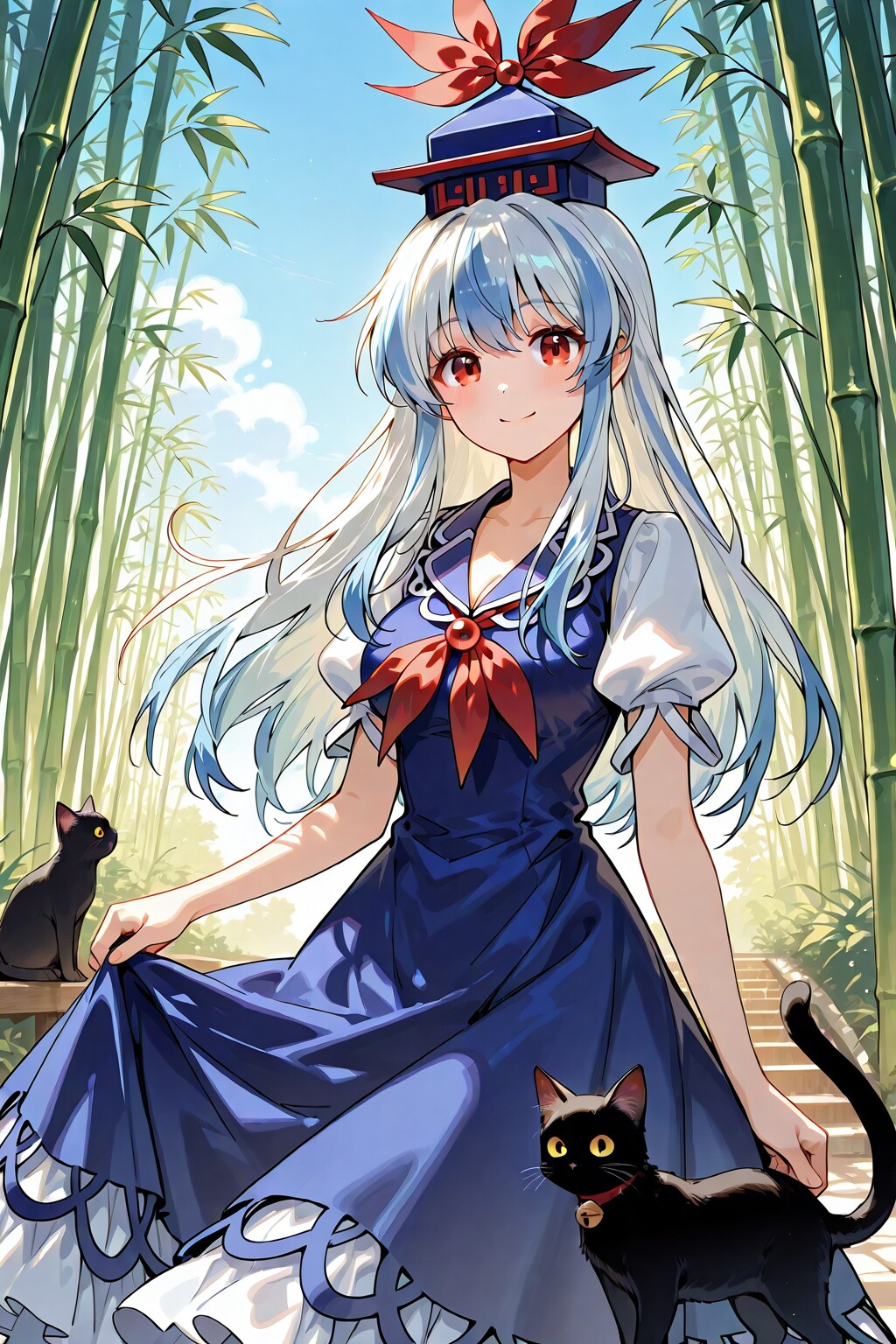 猫と一緒