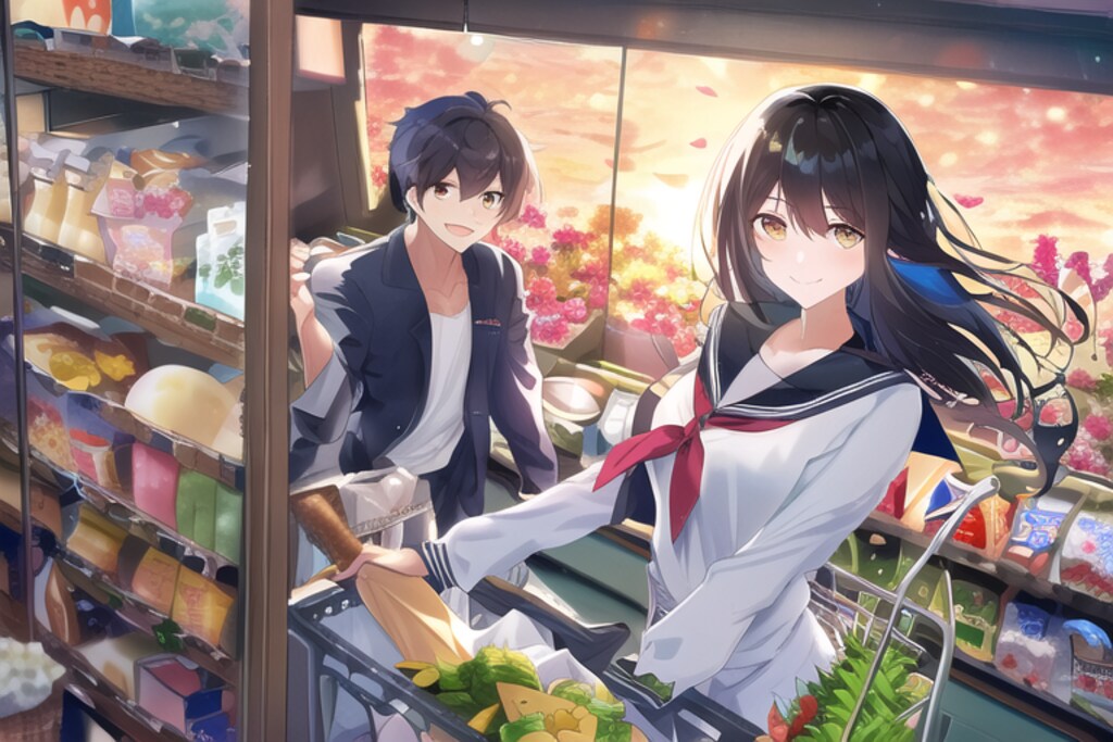 剣道部主将、下僕とお買い物