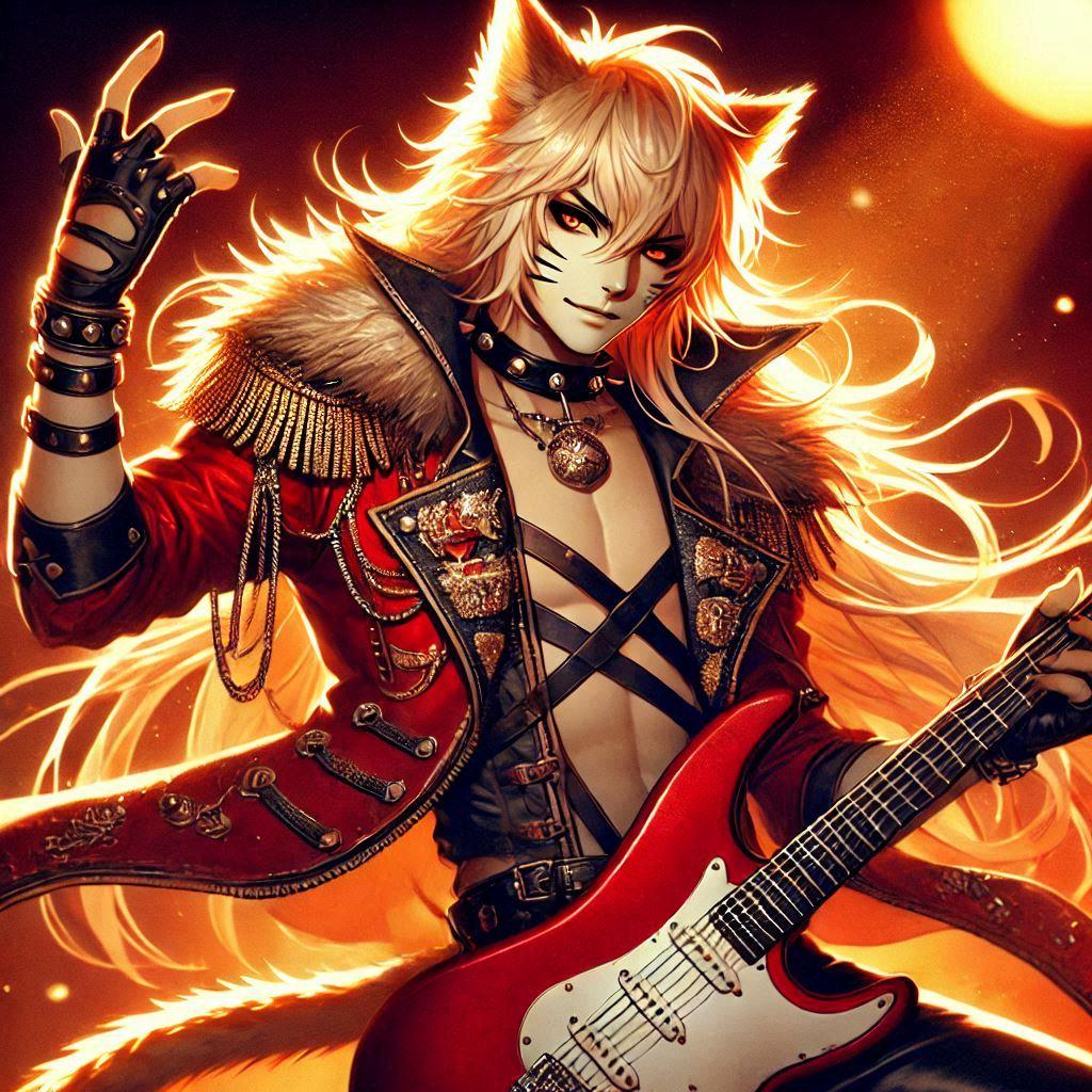 ネコ耳系イケメンのロック | の人気AIイラスト・グラビア