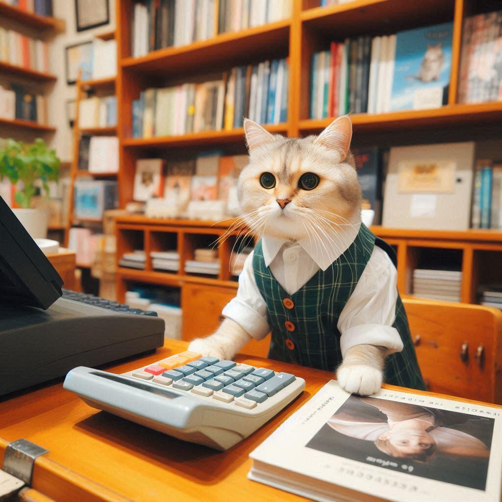 本屋勤めの猫