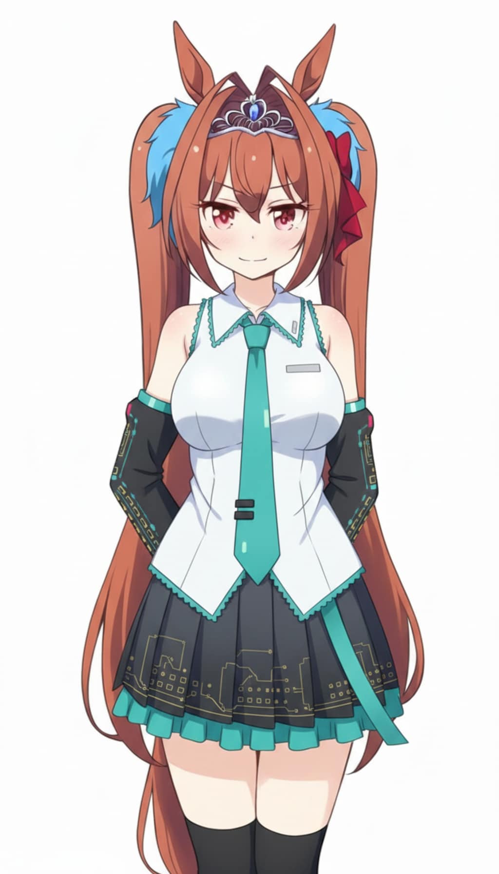 ダイワスカーレット 初音ミク衣装