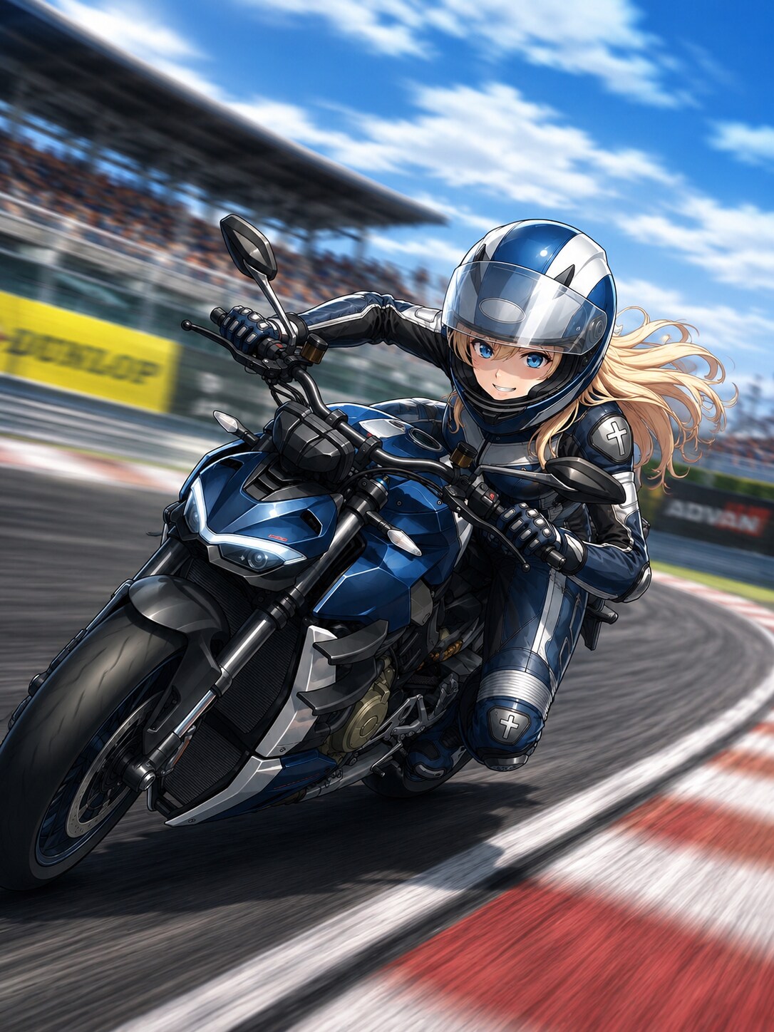 サーキットを疾走するStreetFighter