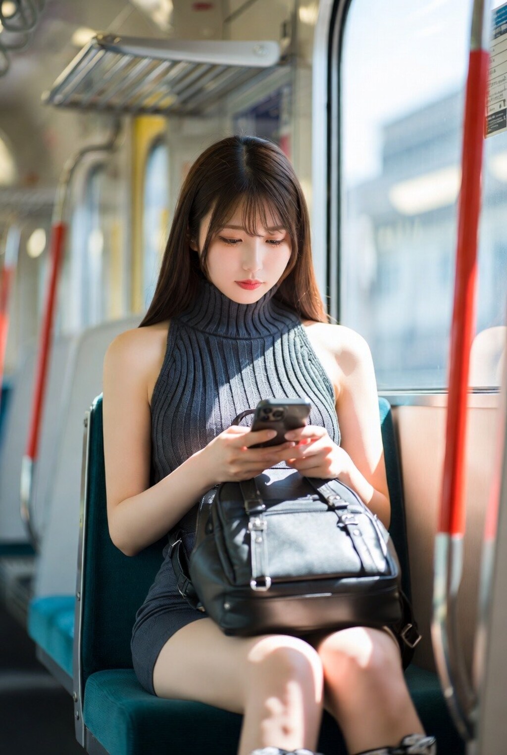 彼氏に連絡中