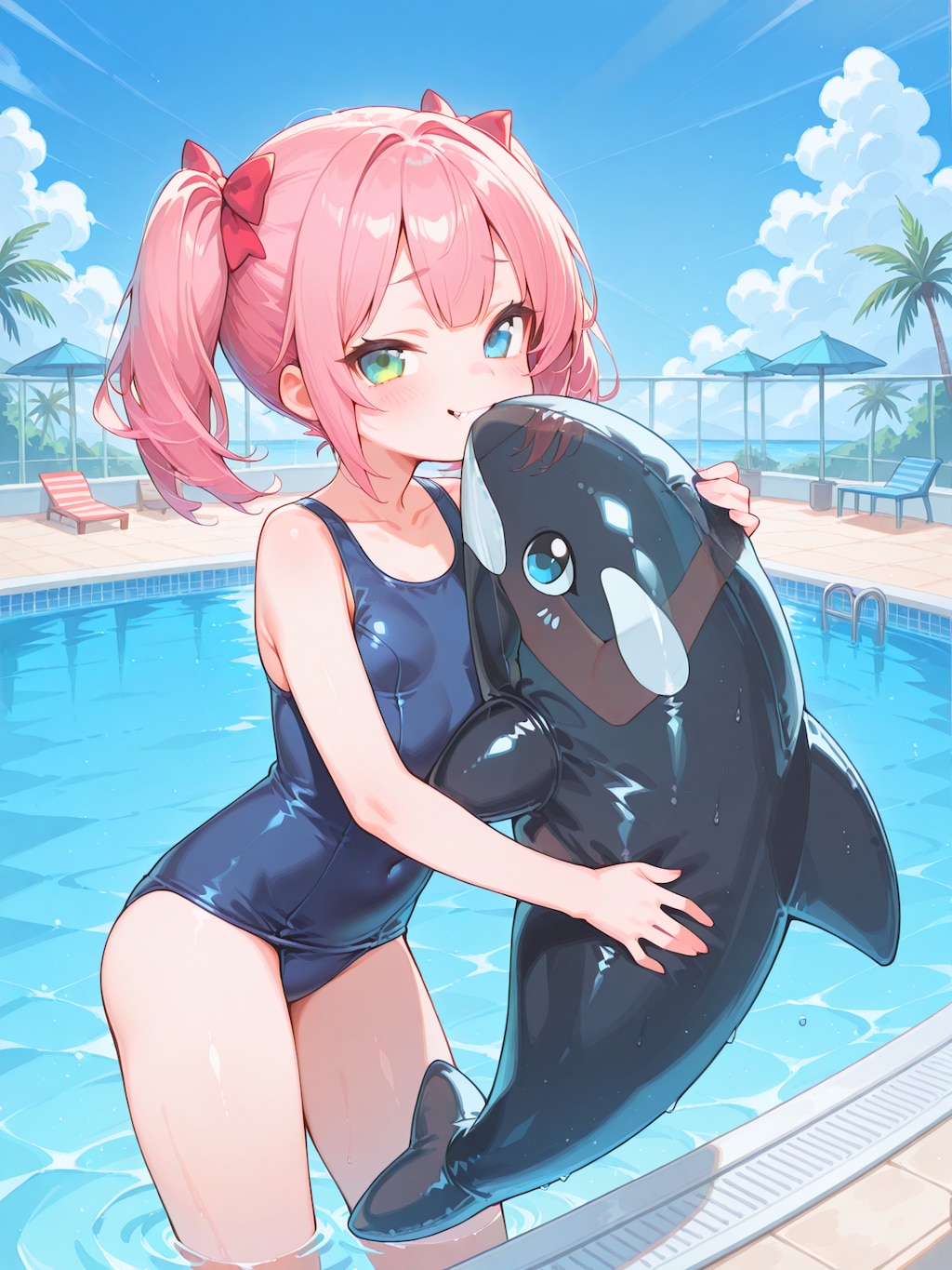 お気に入りのシャチフロート