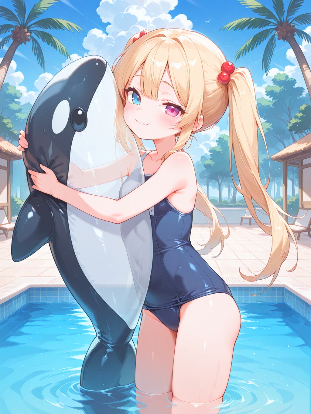 お気に入りのシャチフロート