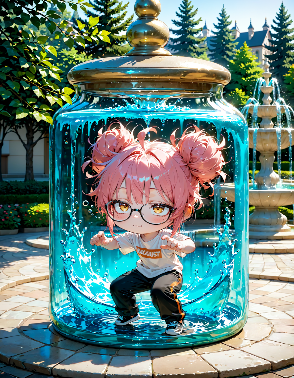 今日は何の日？　噴水の日。イージーパンツの日