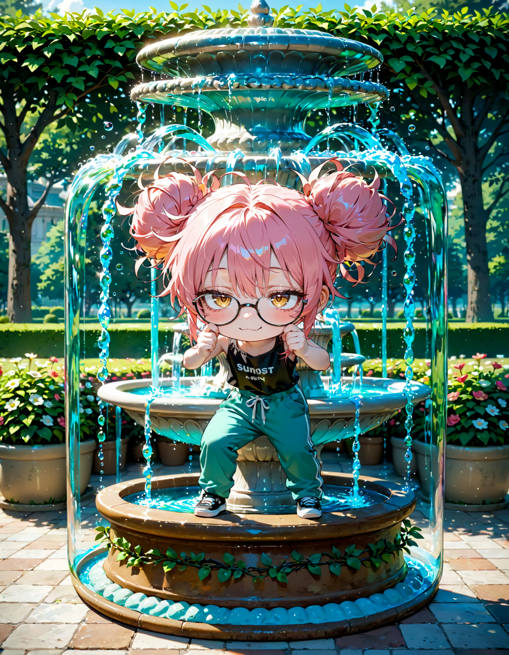 今日は何の日？　噴水の日。イージーパンツの日