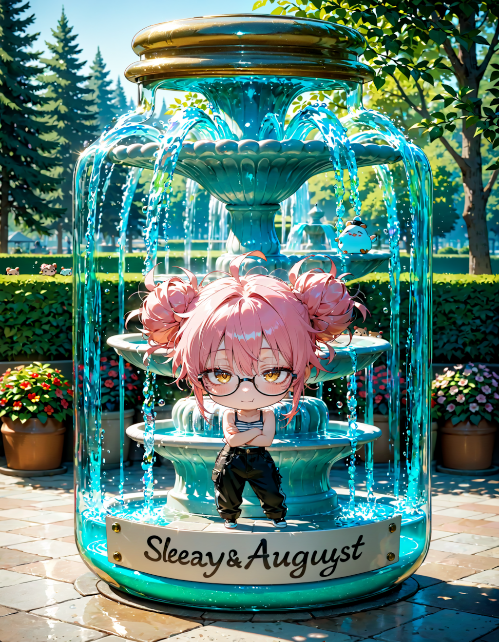 今日は何の日？　噴水の日。イージーパンツの日