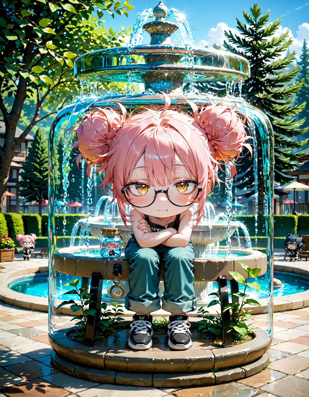 今日は何の日？　噴水の日。イージーパンツの日