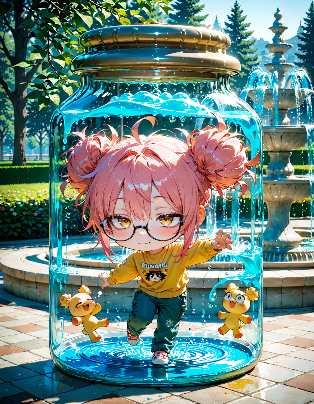 今日は何の日？　噴水の日。イージーパンツの日