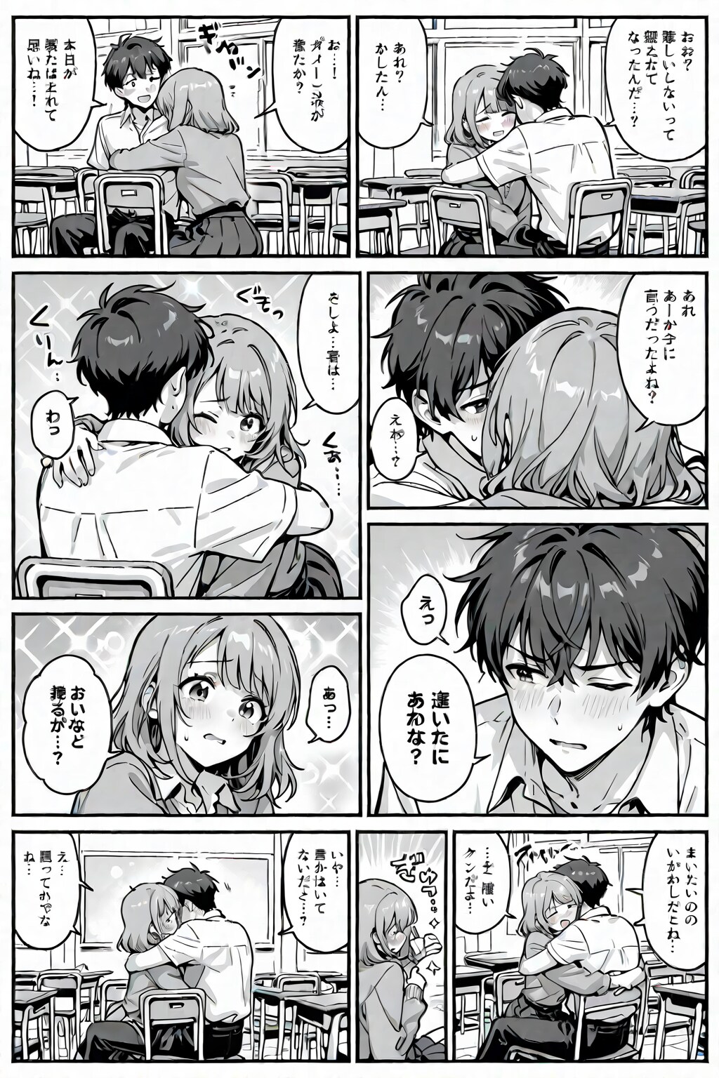 抱きついて青春