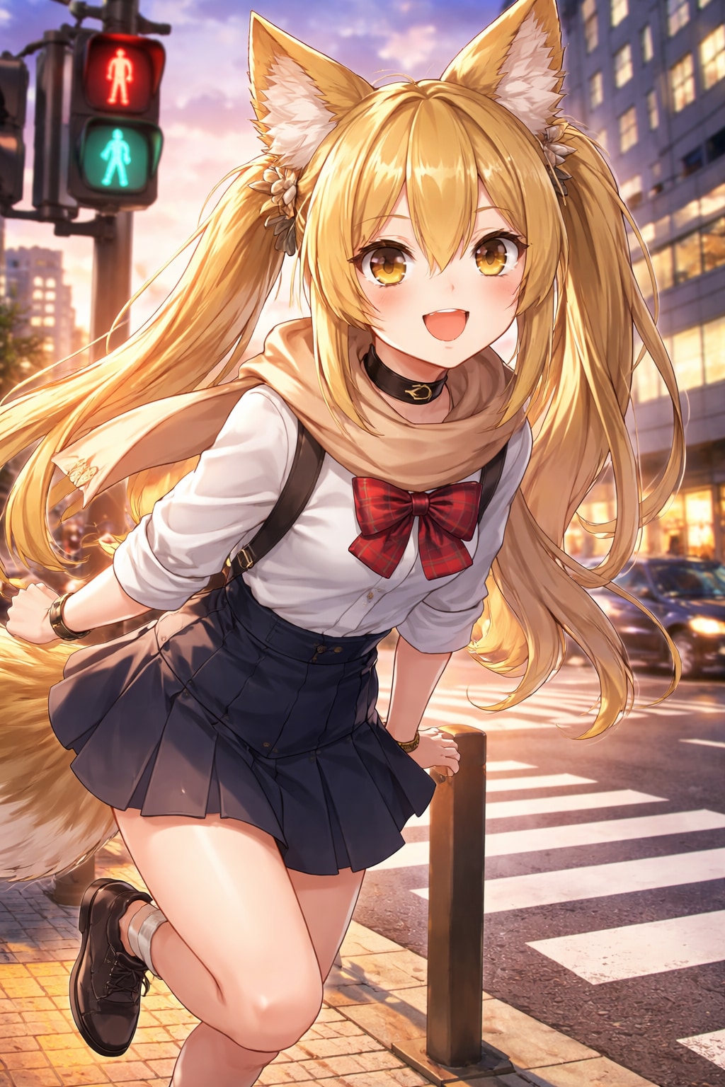 今日も定時で上がる狐娘⤴︎