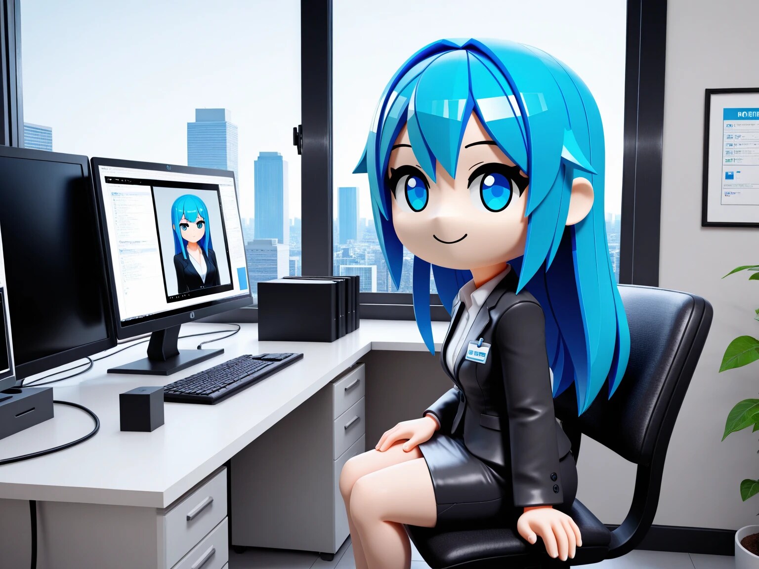 ローポリOL潮音さん