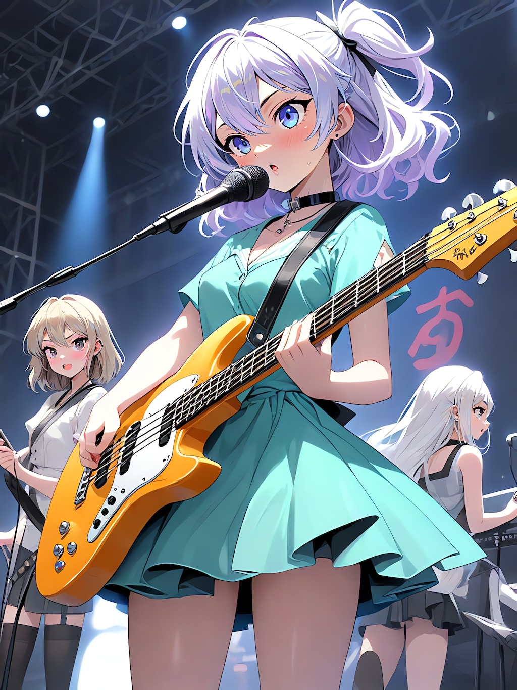 女子高生ガールズバンド🎸
