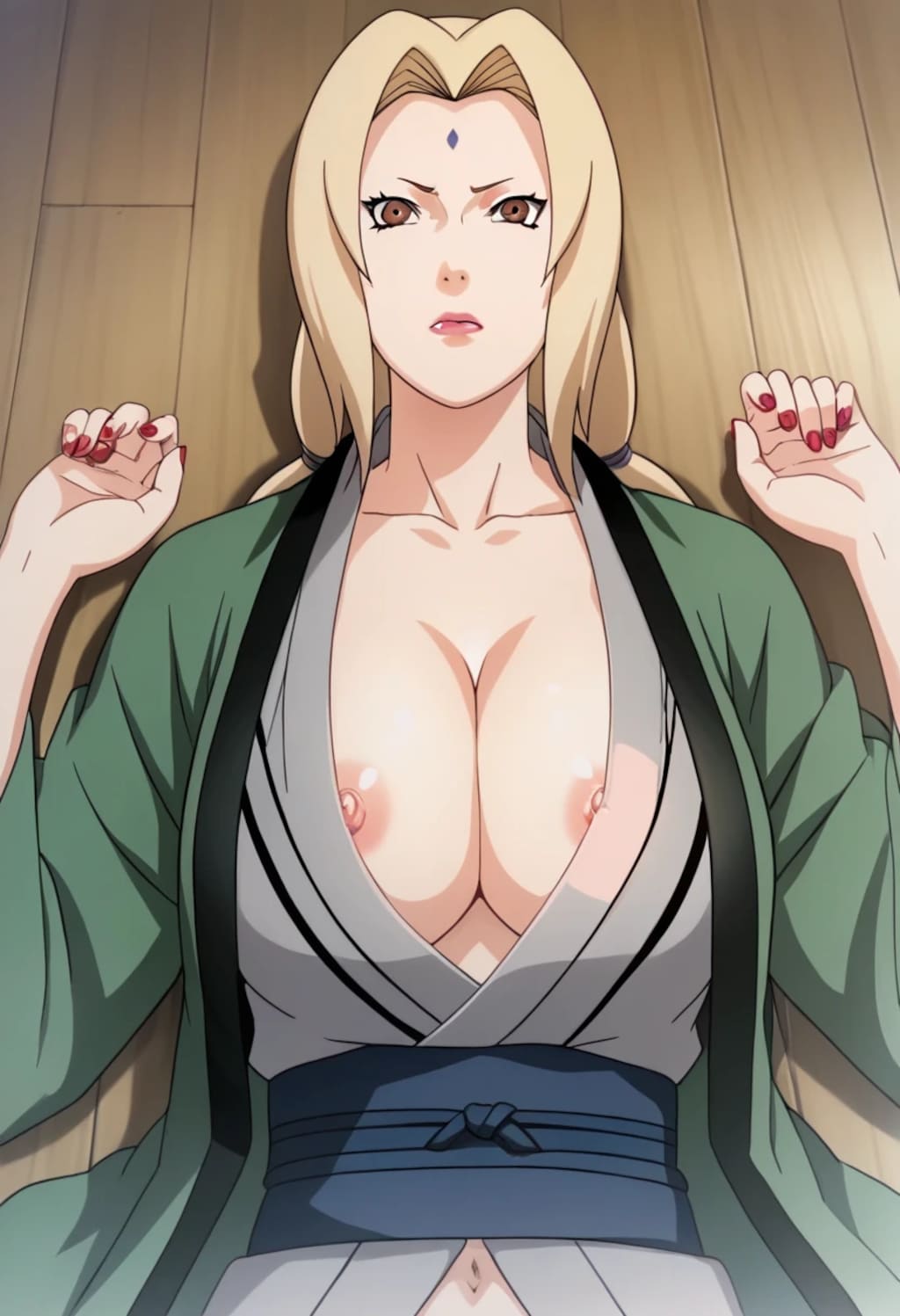 綱手　押し倒し