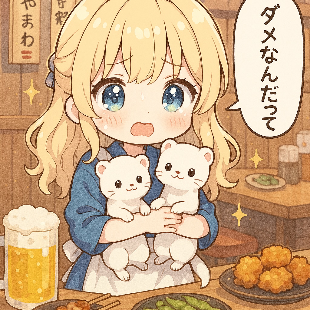 冬の祭典のオコジョさんは使っちゃダメだそうです⭕⭕⭕⭕⭕