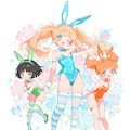 カラフルバニー少女 2枚目