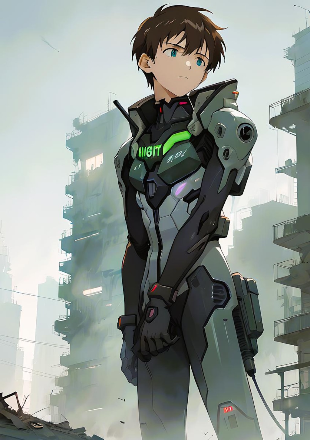 デストピアと創作EGプラグスーツ⚡