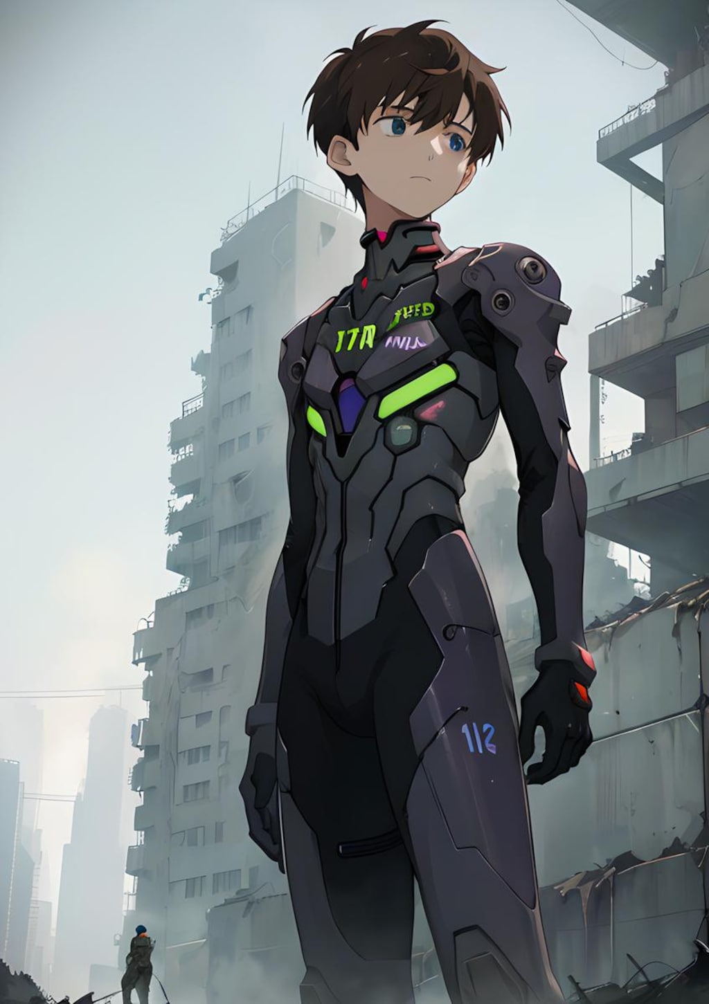 デストピアと創作EGプラグスーツ⚡