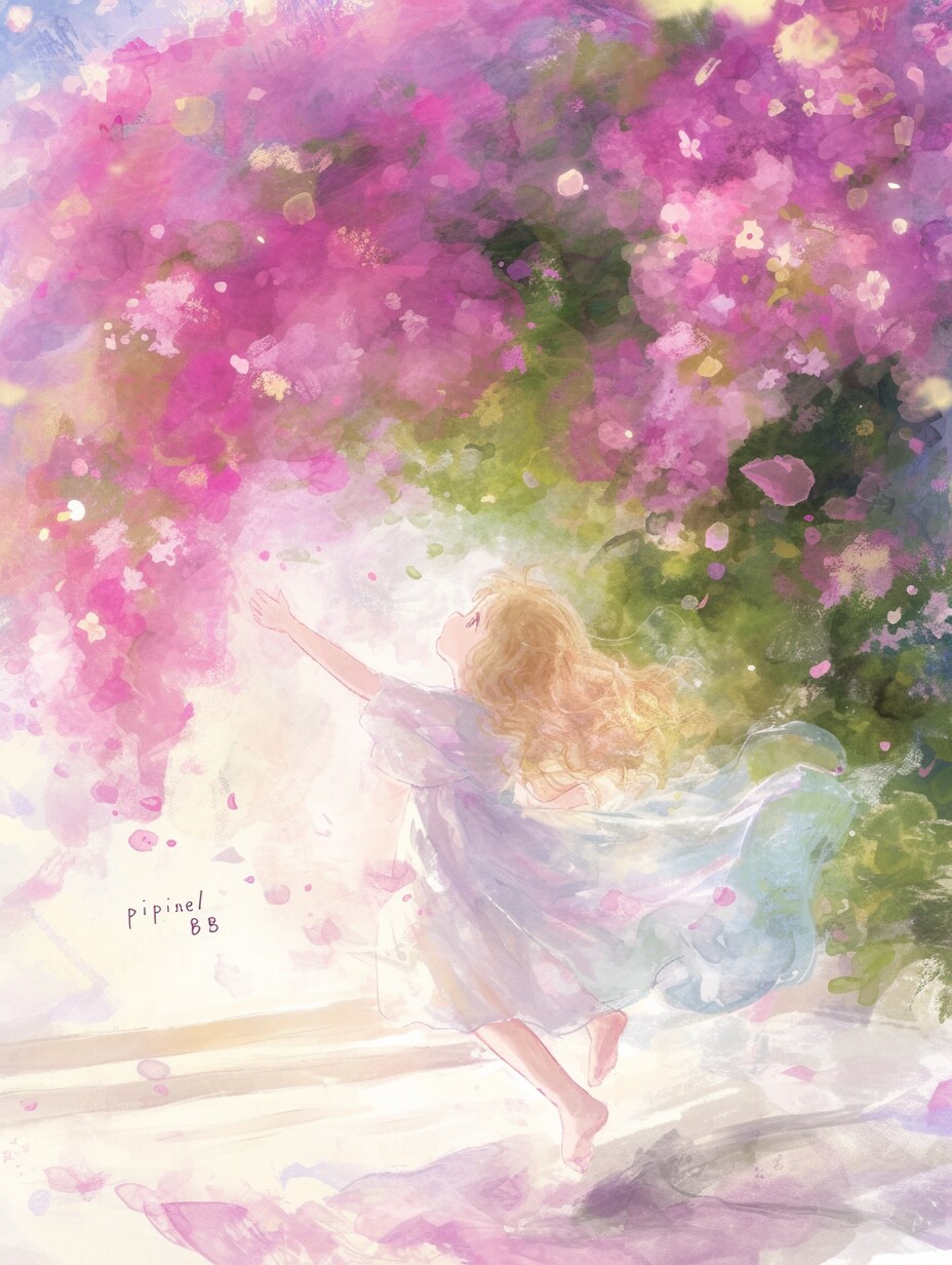 紫の花 | の人気AIイラスト・グラビア