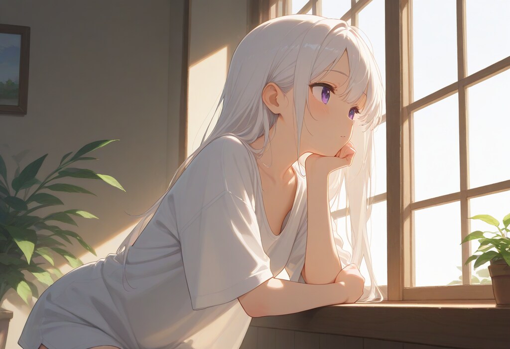 真っ白い髪の少女(8)