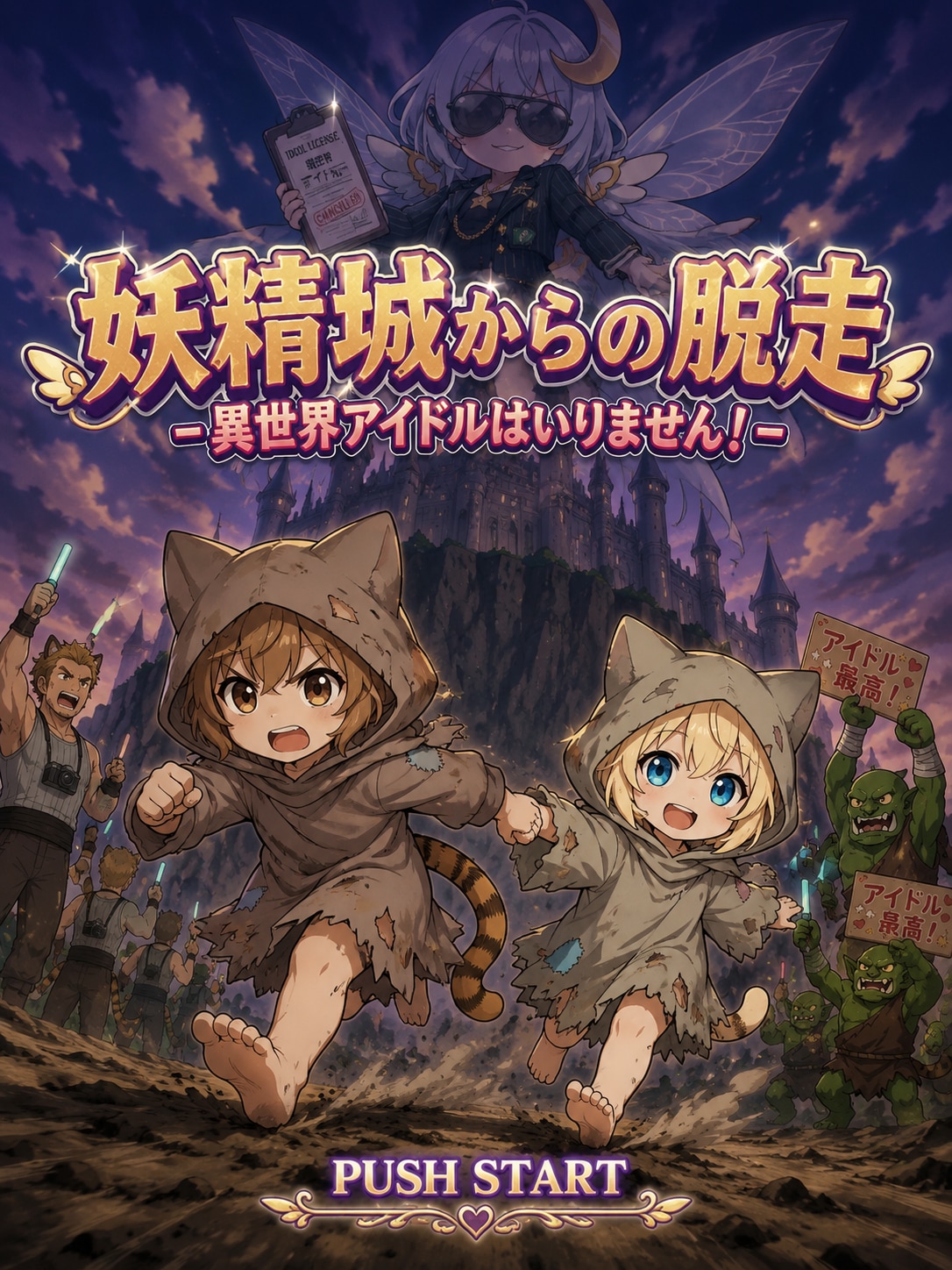 妖精城からの脱走  -異世界アイドルはいりません！-