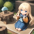 V4Bちゃんとミニチュアエフェクト✨やってみた　～ウッドカービング🌳を添えて 3枚目