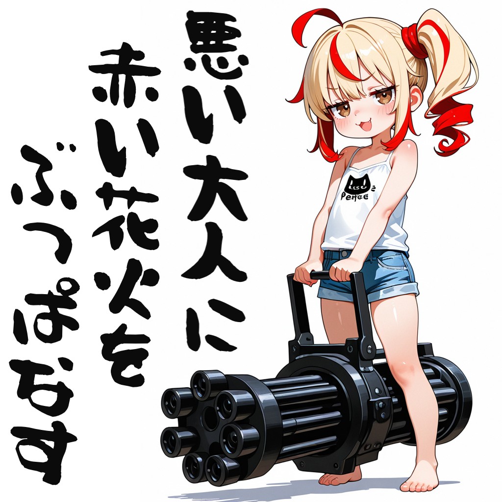 赤い花火