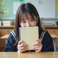 照れる女子高生② 4枚目