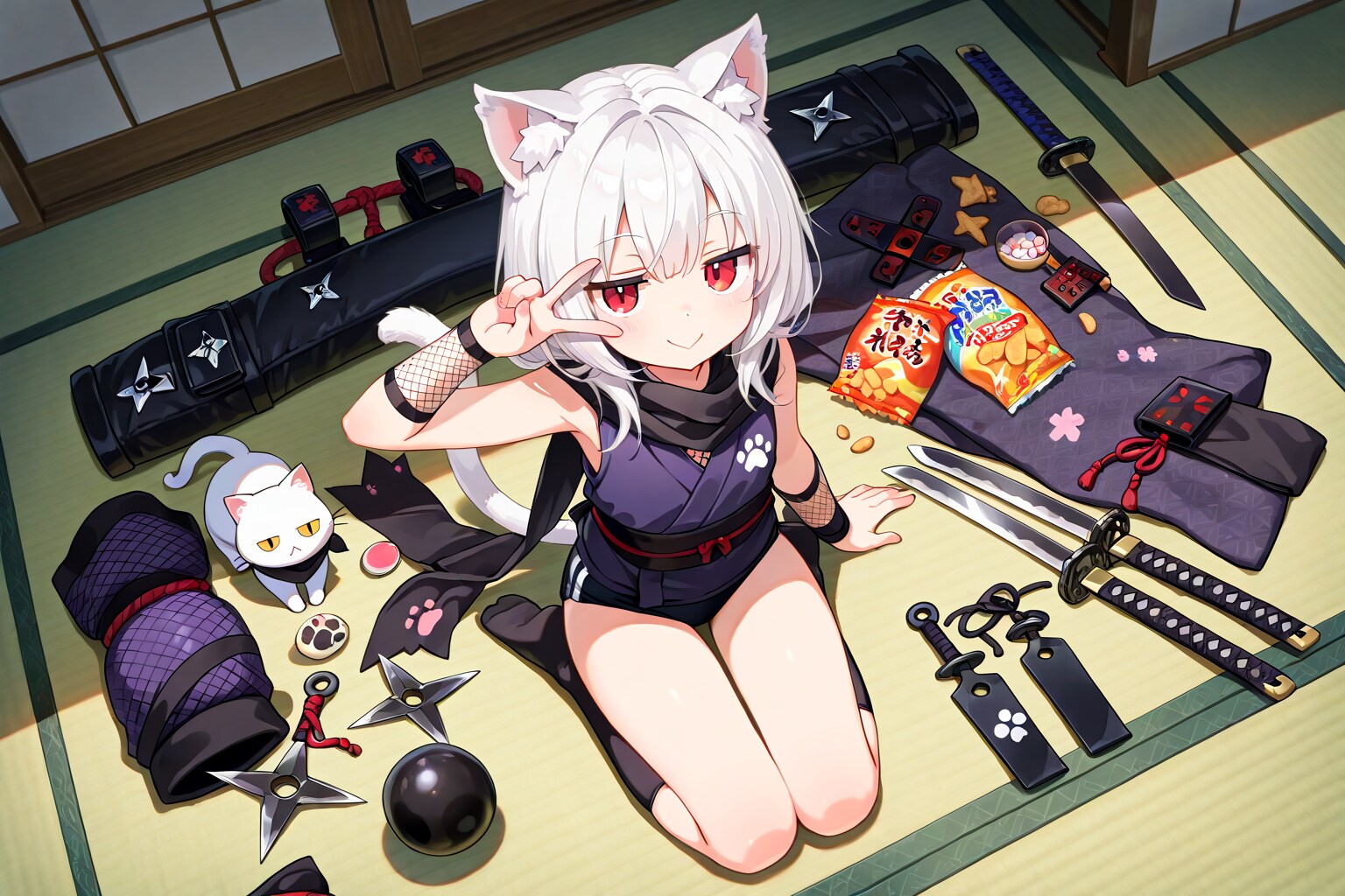 忍ルマのウェポンロードディスプレイ