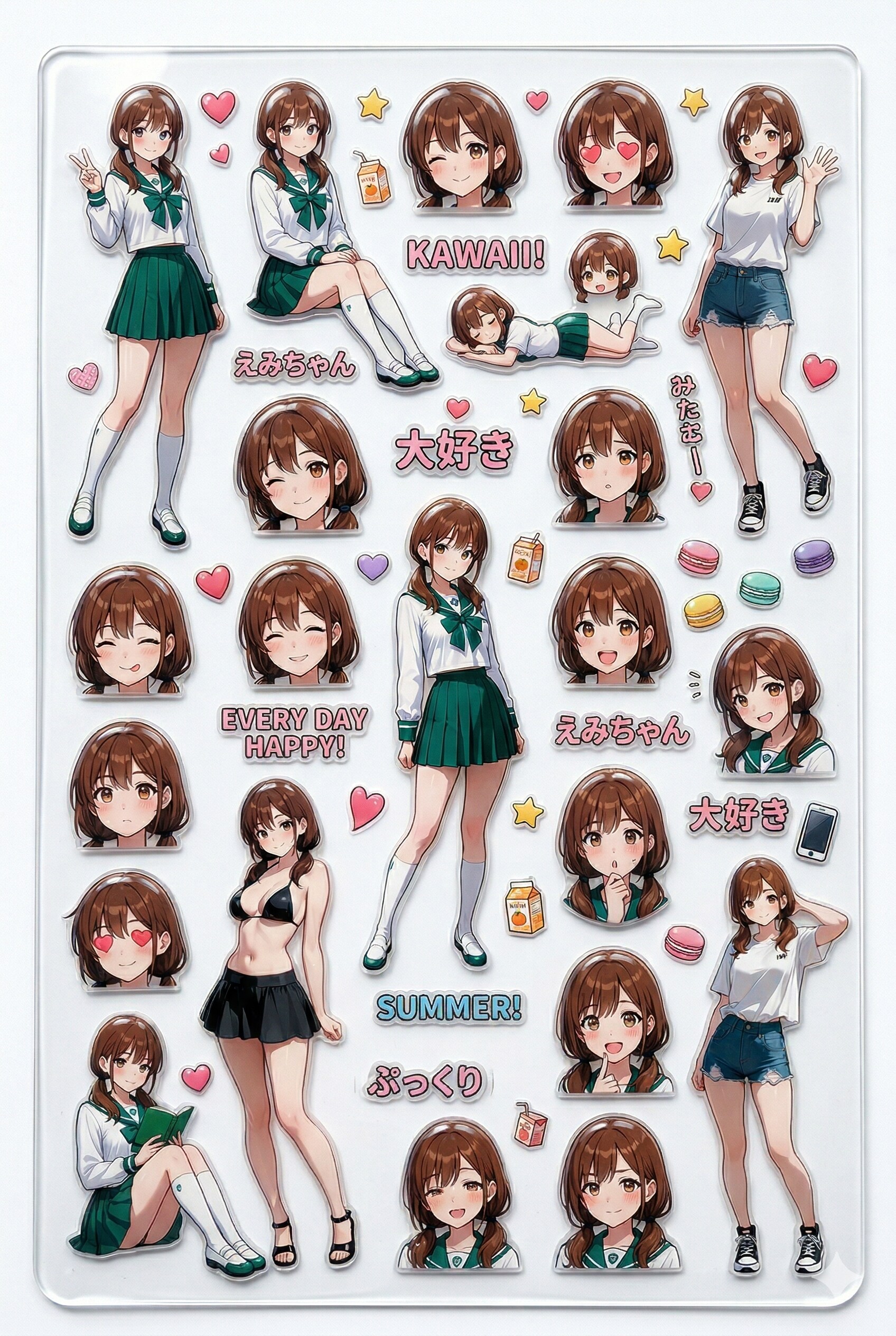 シールな絵海ちゃん