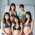 妊婦のモデルさん 2枚目