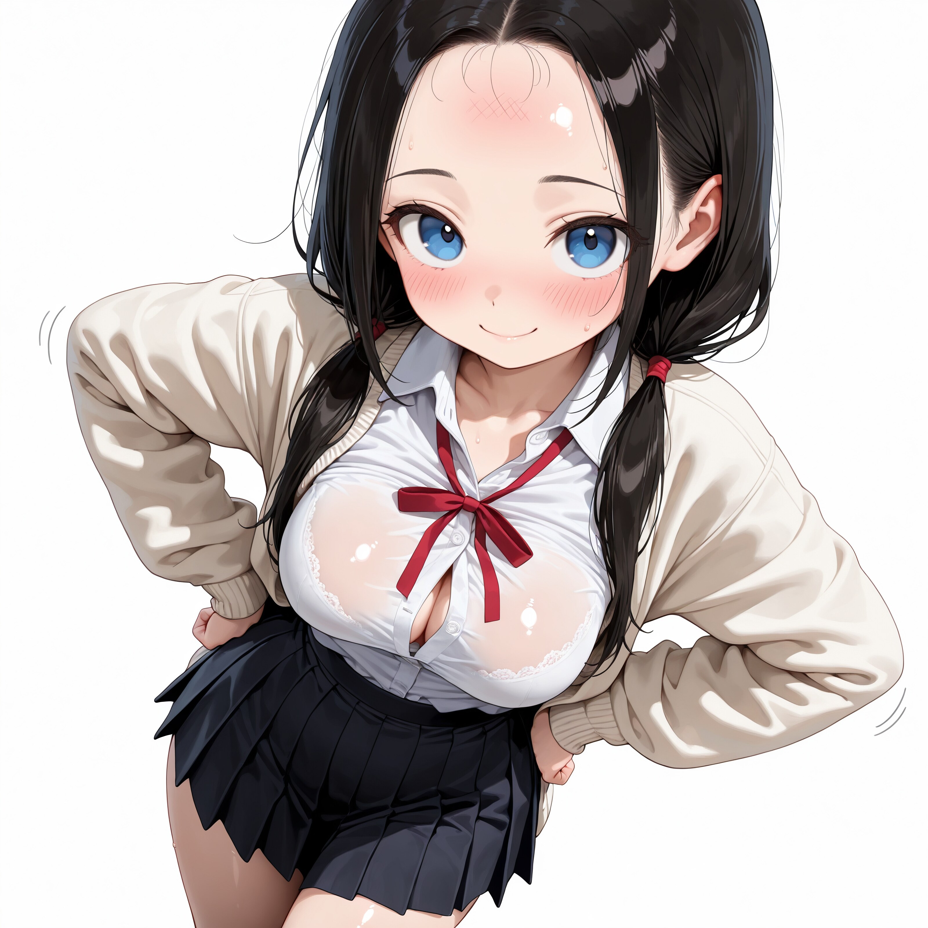 おでこぶつけちゃって