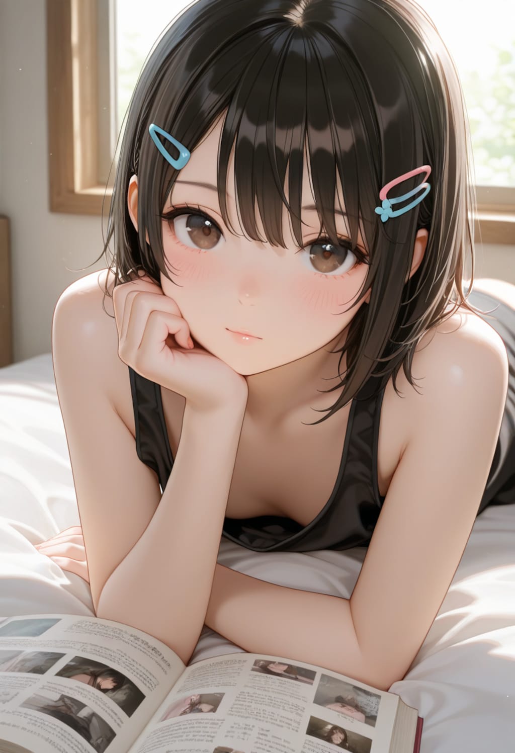 黒髪の美少女(211)