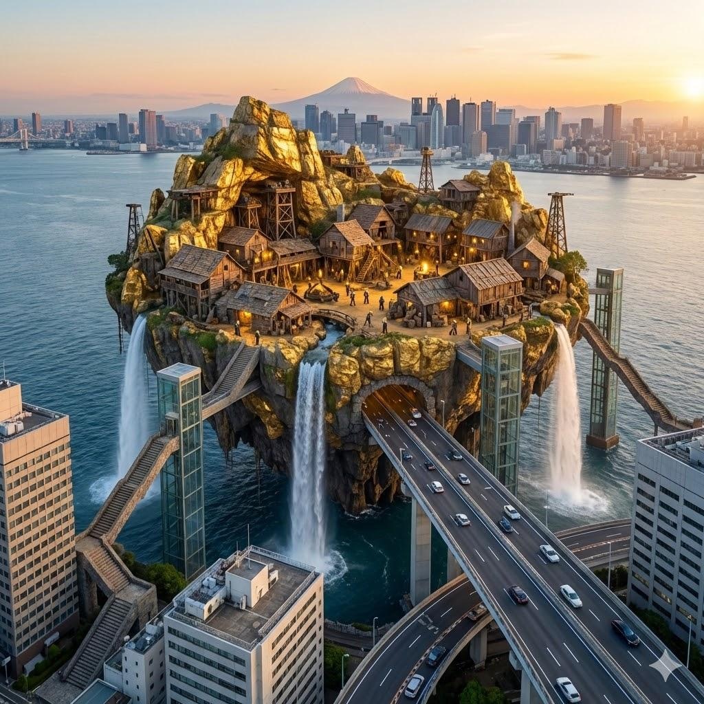 高い所に存在する村