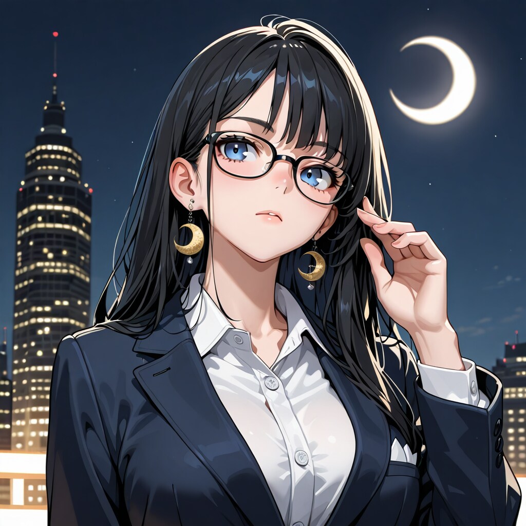MOKA月子（スーツ）5 | の人気AIイラスト・グラビア