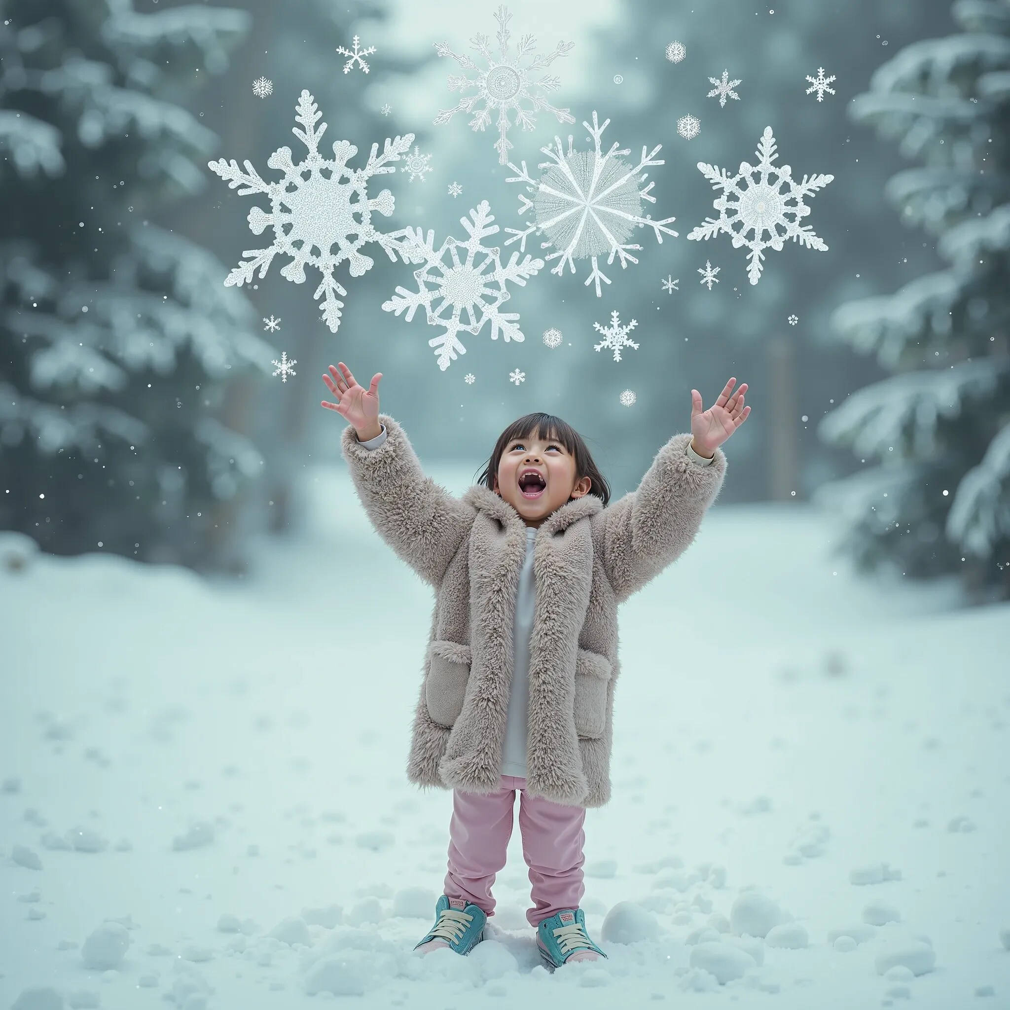 雪だぁ！ | の人気AIイラスト・グラビア