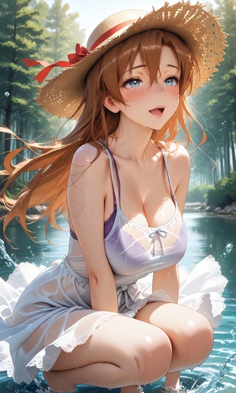 水辺での遊び