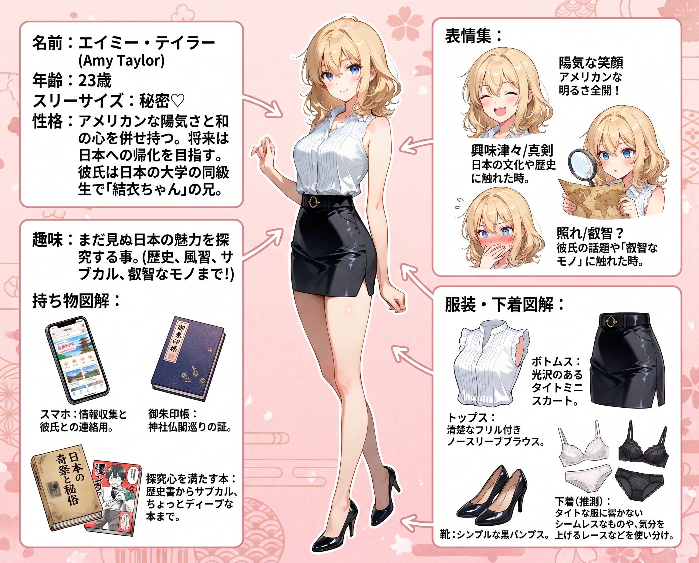 エイミー・テイラーさんのキャラシート