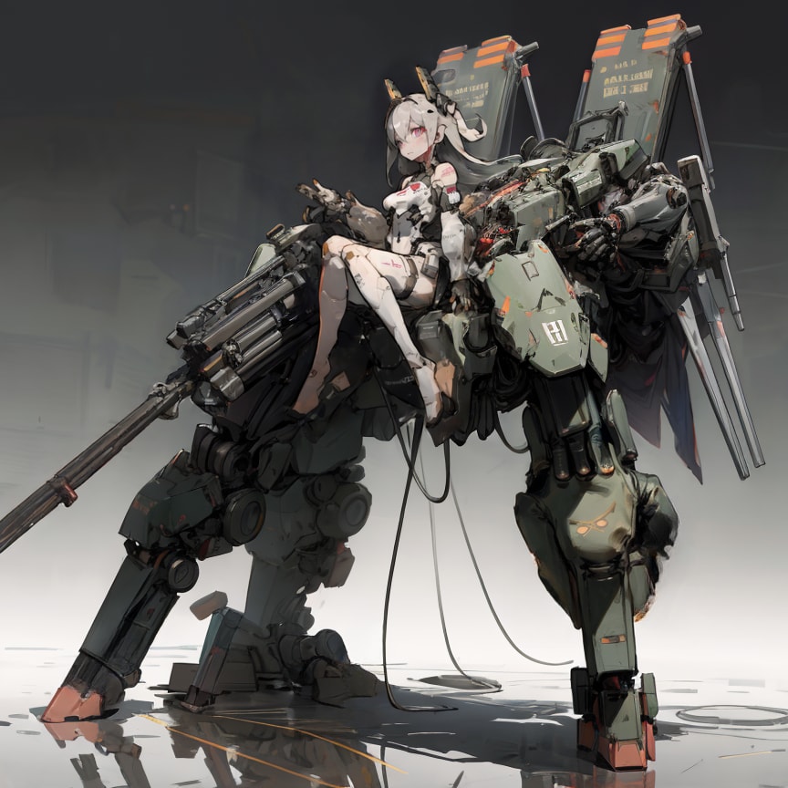Girl and Robot1162