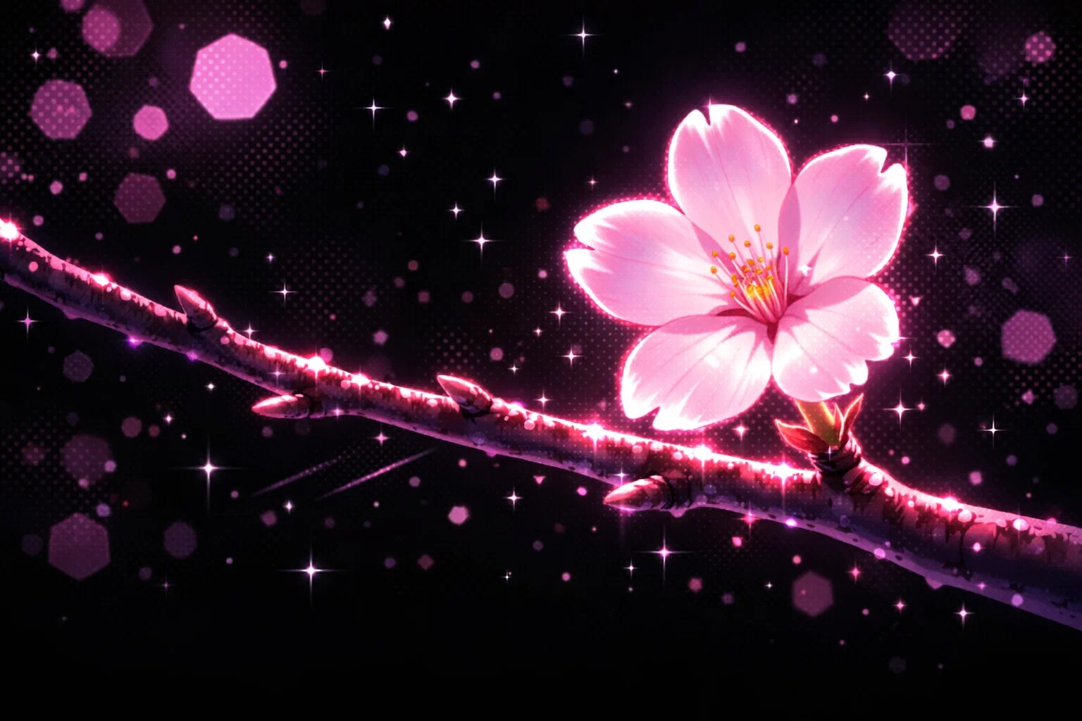 夜桜