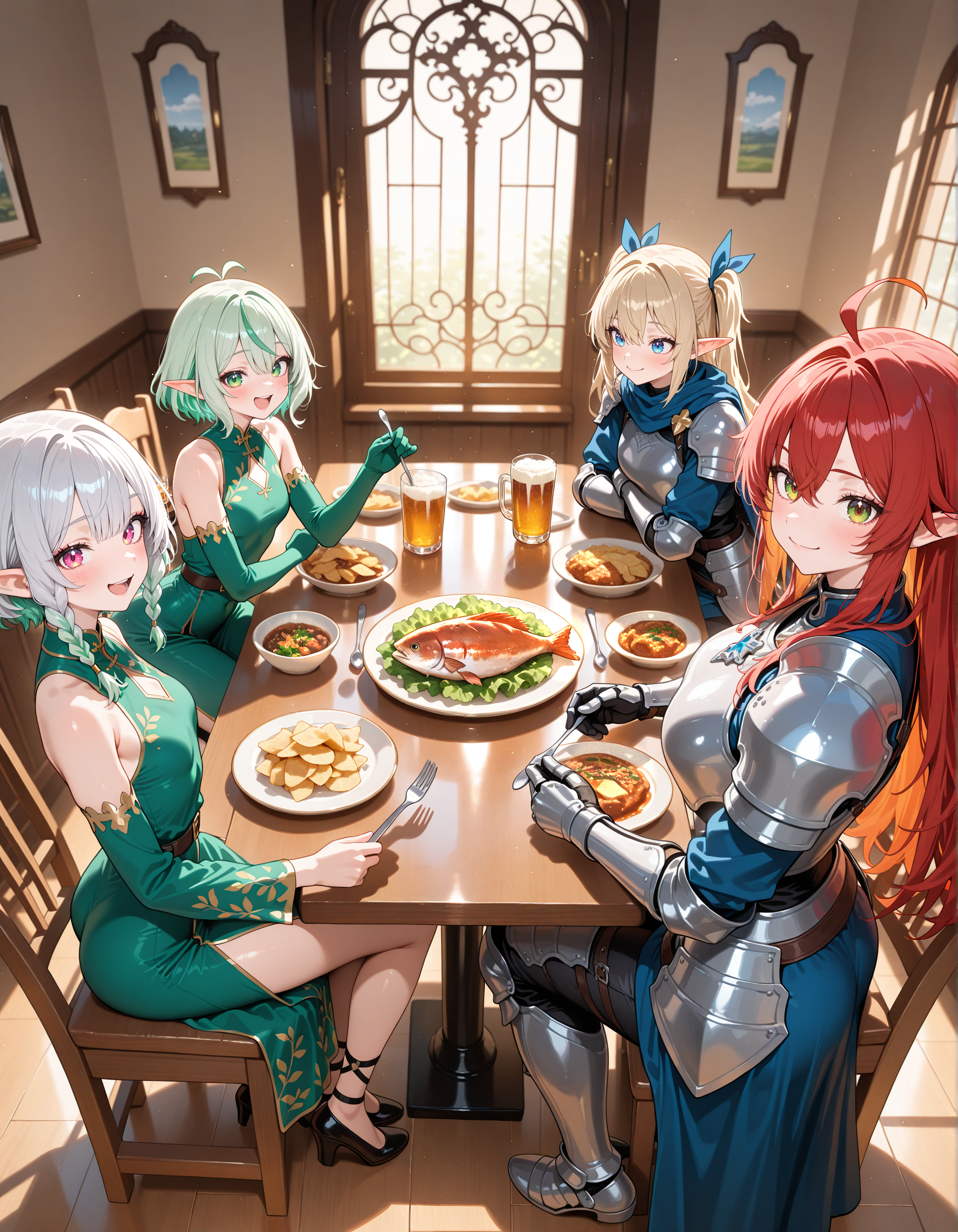 お昼のエルフ 2025.6.6 | の人気AIイラスト・グラビア