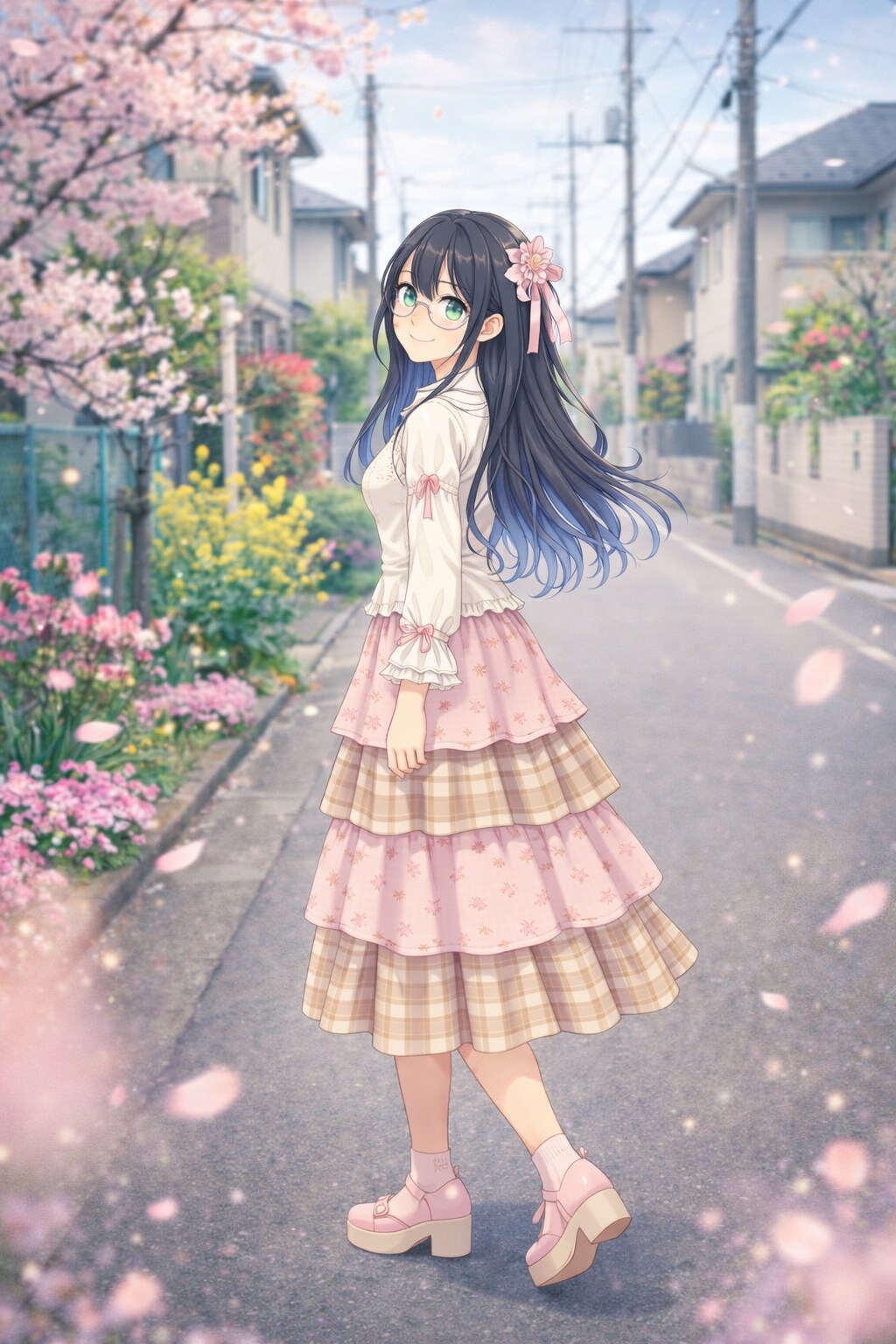 振り返った瞬間、春がほどけた。