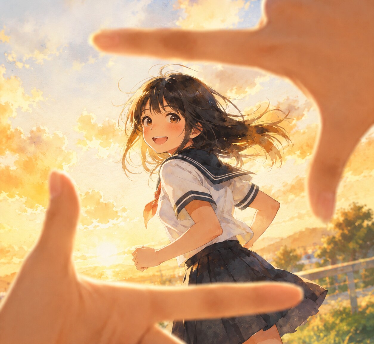 フレームの中の少女 | の人気AIイラスト・グラビア