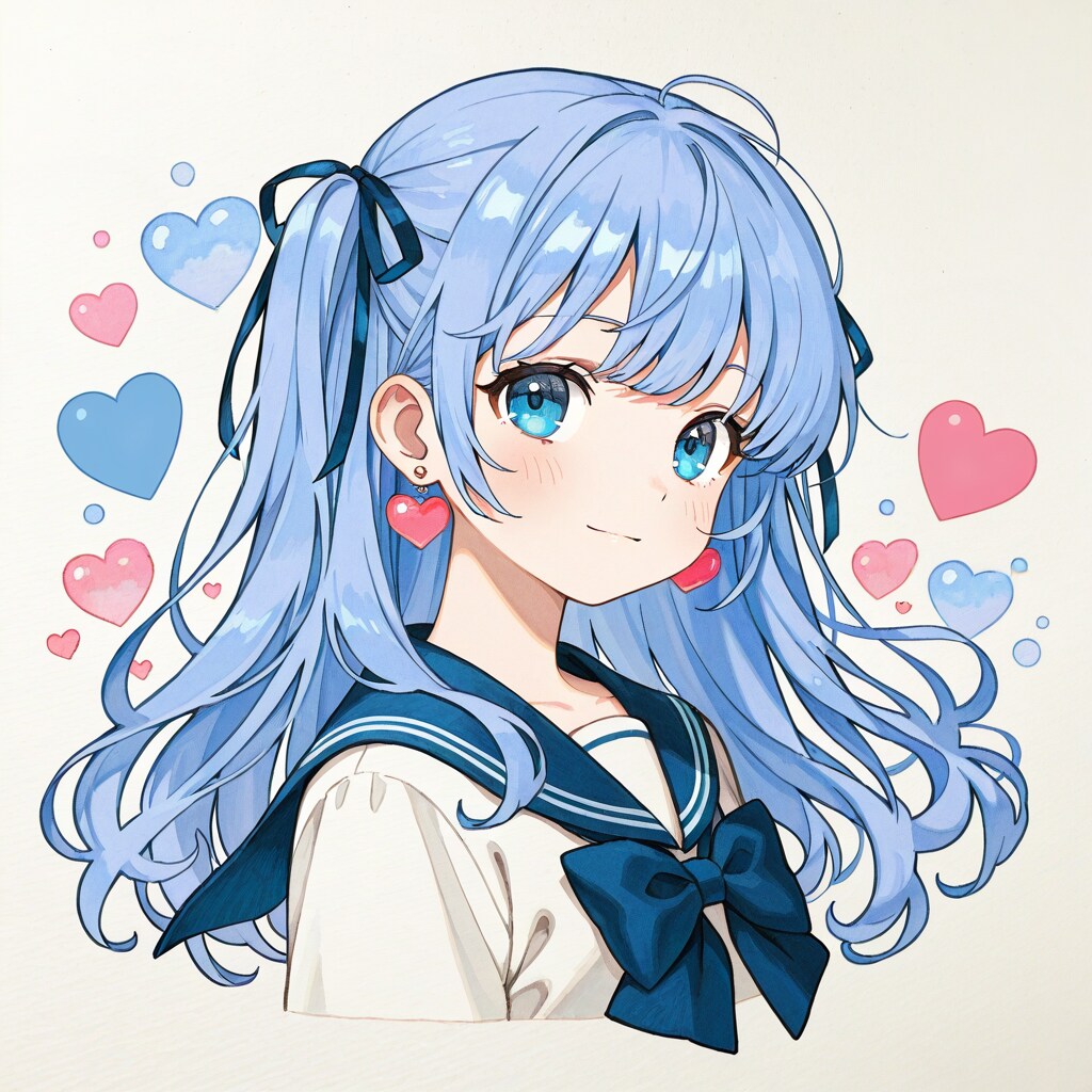 ハートのイヤリング | の人気AIイラスト・グラビア