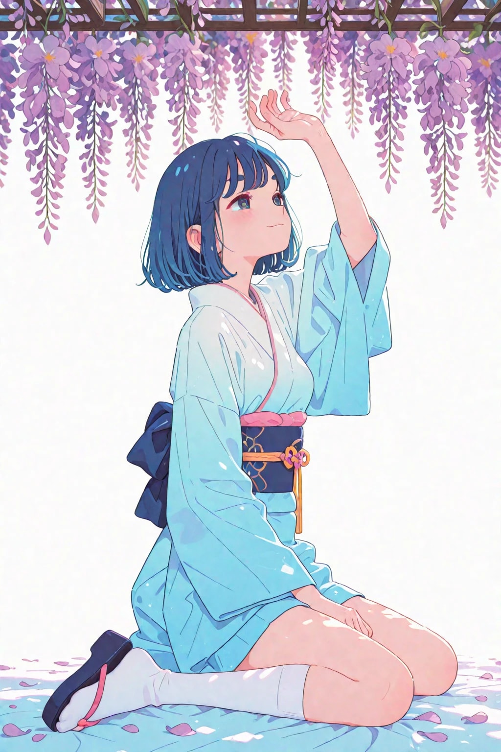 藤棚 | の人気AIイラスト・グラビア