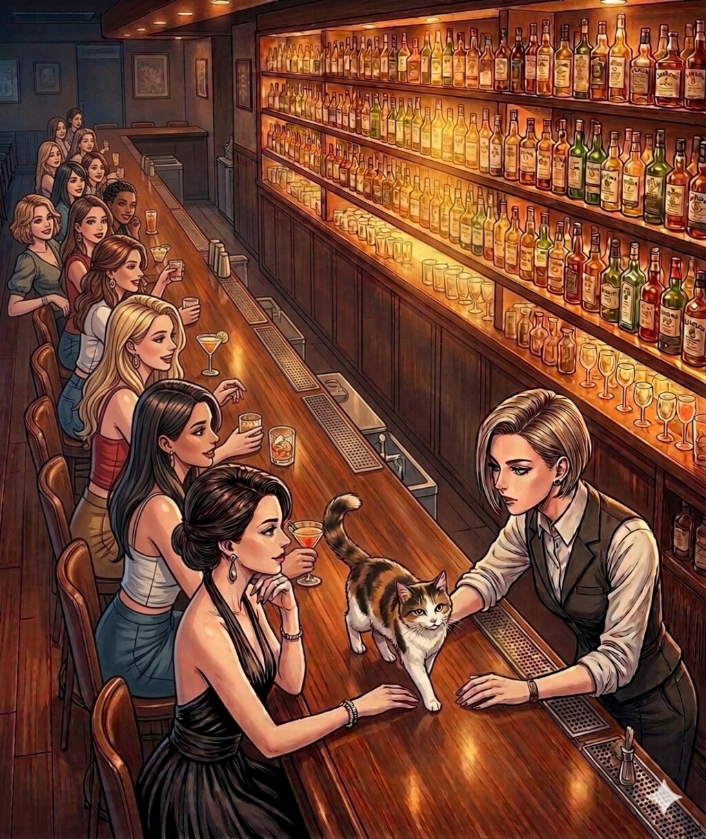 こちらはお客様です🍸🐟