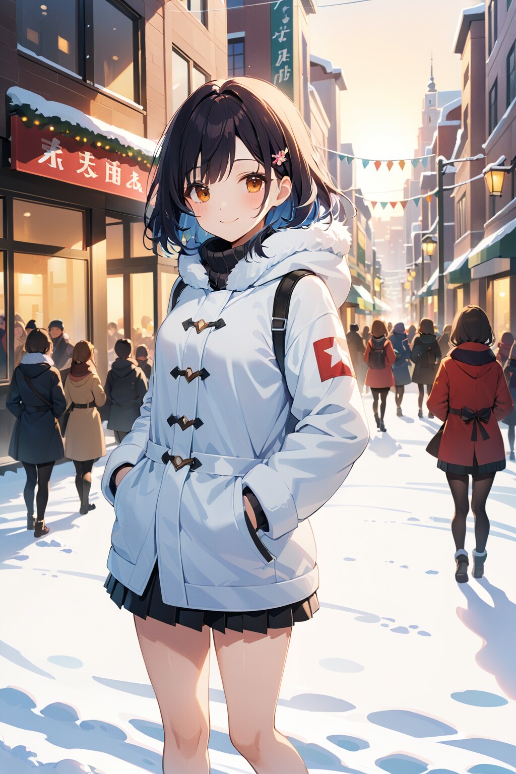 雪でした♬